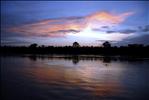 Kouilou River - Sunset - Congo Brazaville - Africa